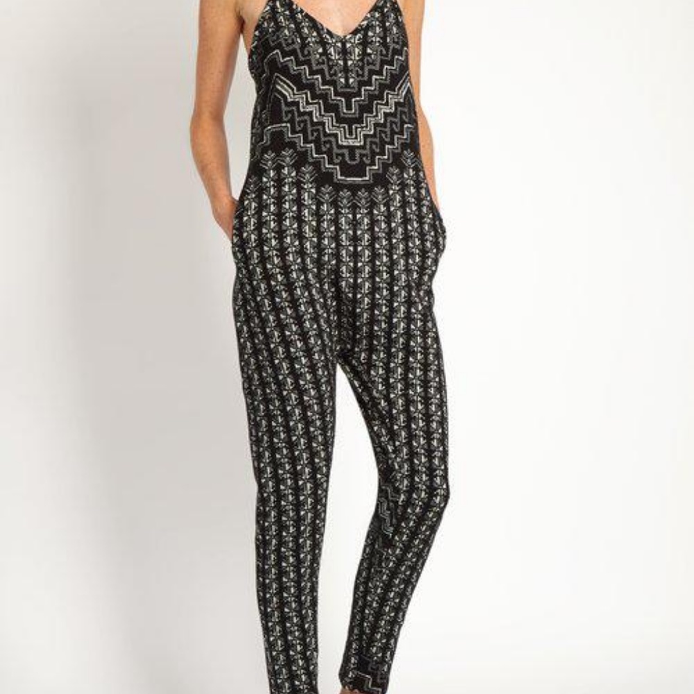 Mara Hoffman rugs jacquard print jumpsuit